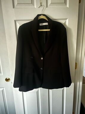 ZARA Black Tailored Women's Blazer Jacket
